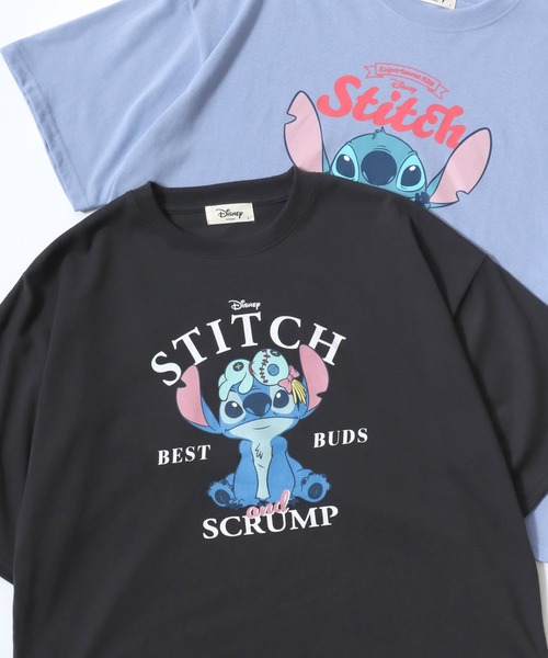 Disney(ディズニー)の「Disney/ディズニー ミッキー/ミニー/リロ&スティッチ フロント バックプリント オーバーサイズ半袖Tシャツ(Tシャツ/カットソー・レディース・ブラック系その他3/ホワイト系その他2/ブラック系その他/ピンク系その他/グレー系その他/グレー系その他4/グリーン系その他/グレー系その他3/ブルー系その他/ホワイト系その他3/ブラック系その他4/レッド系その他/イエロー系その他/ブルー系その他2/ホワイト系その他/パープル系その他・L/M)」の5枚目の写真