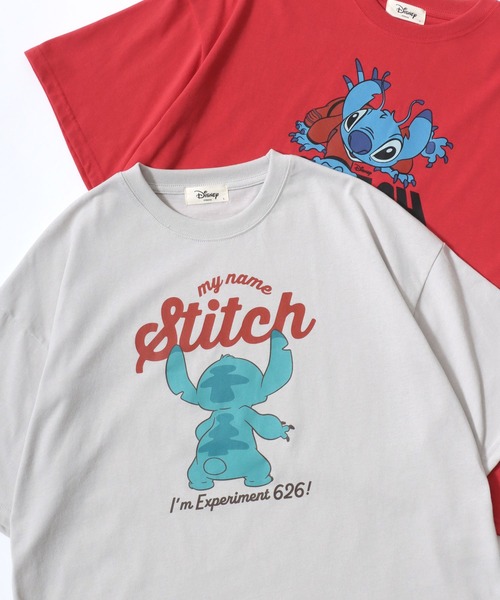 Disney(ディズニー)の「Disney/ディズニー ミッキー/ミニー/リロ&スティッチ フロント バックプリント オーバーサイズ半袖Tシャツ(Tシャツ/カットソー・レディース・ブラック系その他3/ホワイト系その他2/ブラック系その他/ピンク系その他/グレー系その他/グレー系その他4/グリーン系その他/グレー系その他3/ブルー系その他/ホワイト系その他3/ブラック系その他4/レッド系その他/イエロー系その他/ブルー系その他2/ホワイト系その他/パープル系その他・L/M)」の8枚目の写真