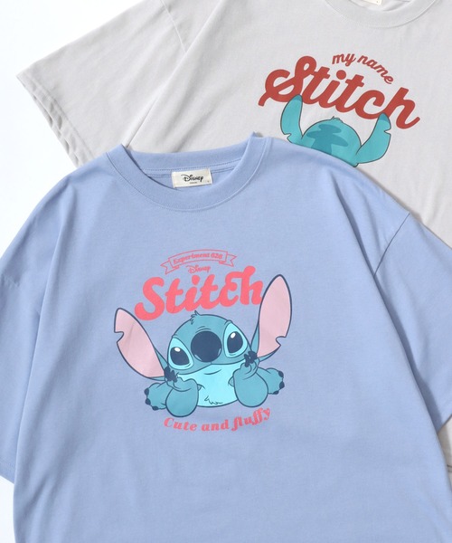 Disney(ディズニー)の「Disney/ディズニー ミッキー/ミニー/リロ&スティッチ フロント バックプリント オーバーサイズ半袖Tシャツ(Tシャツ/カットソー・レディース・ブラック系その他3/ホワイト系その他2/ブラック系その他/ピンク系その他/グレー系その他/グレー系その他4/グリーン系その他/グレー系その他3/ブルー系その他/ホワイト系その他3/ブラック系その他4/レッド系その他/イエロー系その他/ブルー系その他2/ホワイト系その他/パープル系その他・L/M)」の11枚目の写真