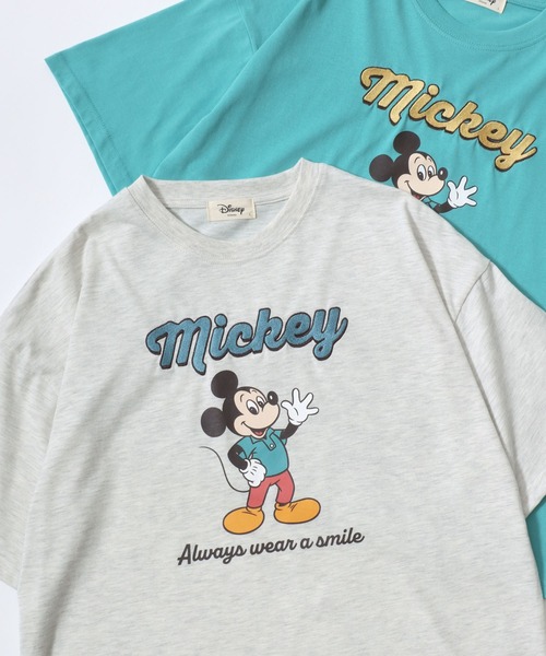 Disney(ディズニー)の「Disney/ディズニー ミッキー/ミニー/リロ&スティッチ フロント バックプリント オーバーサイズ半袖Tシャツ(Tシャツ/カットソー・レディース・ブラック系その他3/ホワイト系その他2/ブラック系その他/ピンク系その他/グレー系その他/グレー系その他4/グリーン系その他/グレー系その他3/ブルー系その他/ホワイト系その他3/ブラック系その他4/レッド系その他/イエロー系その他/ブルー系その他2/ホワイト系その他/パープル系その他・L/M)」の9枚目の写真