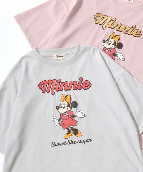 Disney(ディズニー)の「Disney/ディズニー ミッキー/ミニー/リロ&スティッチ フロント バックプリント オーバーサイズ半袖Tシャツ(Tシャツ/カットソー・レディース・ブラック系その他3/ホワイト系その他2/ブラック系その他/ピンク系その他/グレー系その他/グレー系その他4/グリーン系その他/グレー系その他3/ブルー系その他/ホワイト系その他3/ブラック系その他4/レッド系その他/イエロー系その他/ブルー系その他2/ホワイト系その他/パープル系その他・L/M)」の10枚目の写真