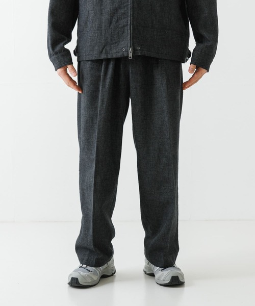 URBAN RESEARCH(アーバンリサーチ)の「LINEN PIN HEAD TUCK PANTS(その他パンツ・メンズ・グレー系その他/ブラック系その他・LARGE/MEDIUM)」の15枚目の写真