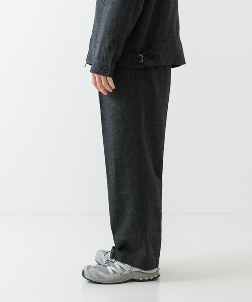 URBAN RESEARCH(アーバンリサーチ)の「LINEN PIN HEAD TUCK PANTS(その他パンツ・メンズ・グレー系その他/ブラック系その他・LARGE/MEDIUM)」の16枚目の写真