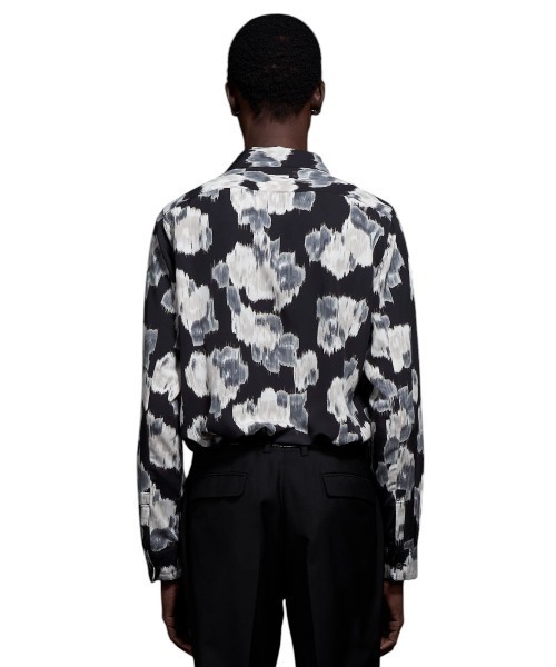 GalaabenD（ガラアーベント）の「Pixel Flower Print Open Collar Shirt ピクセルフラワーオープンカラーシャツ（シャツ/ブラウス・メンズ・ホワイト/ブラック・44/46/48）」の9枚目の写真