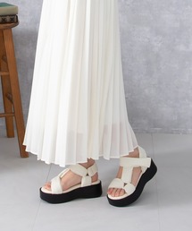 JELLY BEANS | 【厚底】【スポサン】パテッドベルトスポーツサンダル(217-53344)JELLY BEANS(ジェリービーンズ)(サンダル)