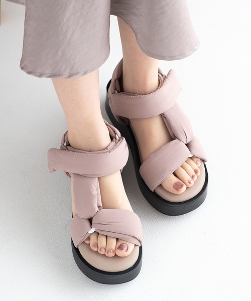 JELLY BEANS（ジェリービーンズ）の「【厚底】【スポサン】パテッドベルトスポーツサンダル(217-53344)JELLY BEANS(ジェリービーンズ)（サンダル・レディース・ラベンダー/ブラック/アイボリー・S/M/L）」の20枚目の写真