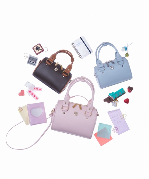 リボンカシメミニボストンバッグ（ボストンバッグ）｜FURFUR（ファー