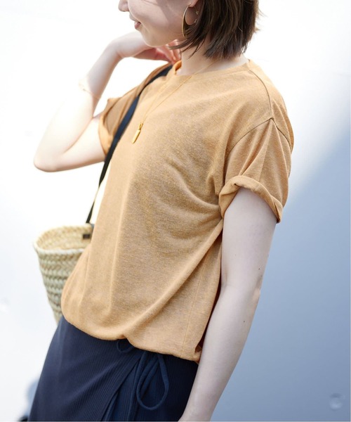 追加》スラブ5分袖TEE（Tシャツ/カットソー）｜SLOBE IENA