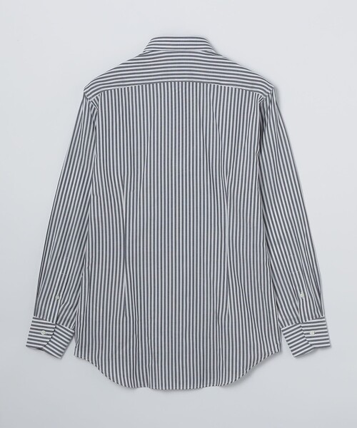 SHIPS（シップス）の「SHIPS: イタリアン ボタンダウン パナマ ロンドンストライプ シャツ（ビジネスシャツ・メンズ・ネイビー/スカイブルー・38/39/40）」の13枚目の写真