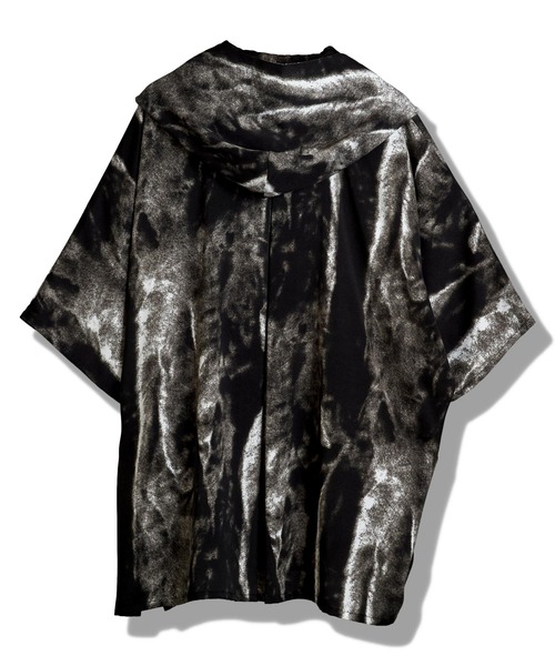 NO ID.（ノーアイディ）の「【NO ID.】Hood Dolman Zip Big Shirt / フード ドルマン ジップ ビッグ シャツ（Tシャツ/カットソー・メンズ・ホワイト/その他23/ブラック/グレー・ONE SIZE）」の12枚目の写真