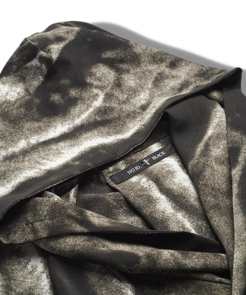 NO ID.（ノーアイディ）の「【NO ID.】Hood Dolman Zip Big Shirt / フード ドルマン ジップ ビッグ シャツ（Tシャツ/カットソー・メンズ・ホワイト/その他23/ブラック/グレー・ONE SIZE）」の13枚目の写真