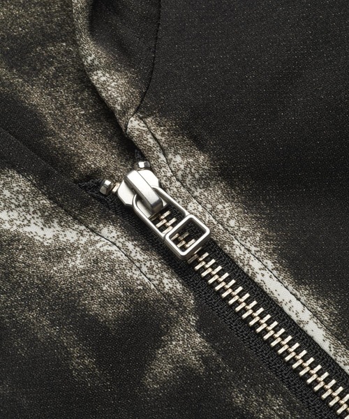 NO ID.（ノーアイディ）の「【NO ID.】Hood Dolman Zip Big Shirt / フード ドルマン ジップ ビッグ シャツ（Tシャツ/カットソー・メンズ・ホワイト/その他23/ブラック/グレー・ONE SIZE）」の14枚目の写真