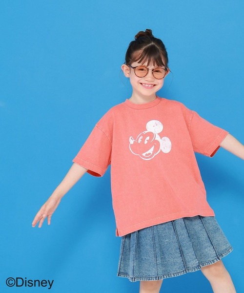 セール】ミッキー／レトロプリントTシャツ(KIDS)（Tシャツ