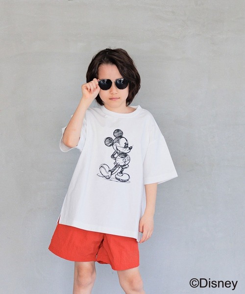 プエルト　ミッキーᎢシャツ18号 00s DISNEY 