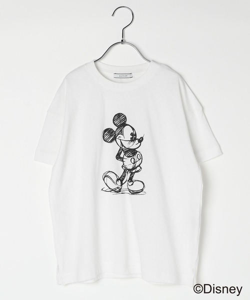 セール】ミッキー／レトロプリントTシャツ(KIDS)（Tシャツ