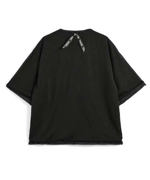 TAION（タイオン）の「【TAION(タイオン)】〈ユニセックス〉ノンダウン マウンテン クルーネック ハーフスリーブカットソー（Tシャツ/カットソー・メンズ・ダークネイビー/スカイブルー系1/オリーブ/ブルーグリーン/ブラック/ダークパープル・S/M/L/XS/XL）」の9枚目の写真