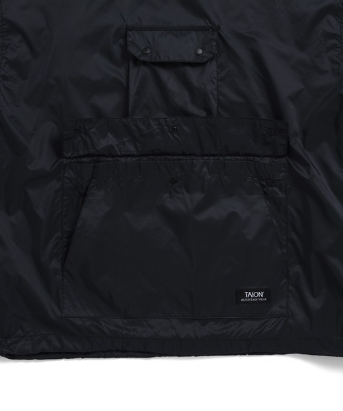 TAION（タイオン）の「【TAION(タイオン)】〈ユニセックス〉ノンダウン マウンテン クルーネック ハーフスリーブカットソー（Tシャツ/カットソー・メンズ・ダークネイビー/スカイブルー系1/オリーブ/ブルーグリーン/ブラック/ダークパープル・S/M/L/XS/XL）」の13枚目の写真