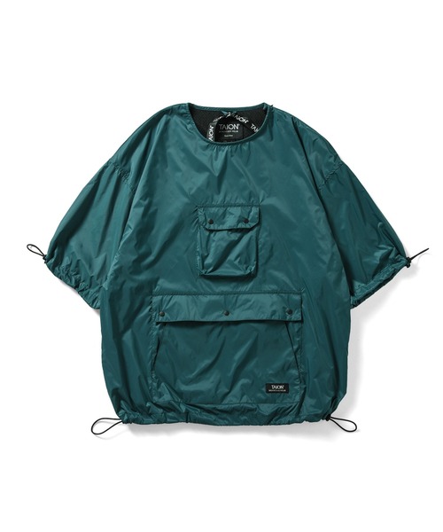 TAION（タイオン）の「【TAION(タイオン)】〈ユニセックス〉ノンダウン マウンテン クルーネック ハーフスリーブカットソー（Tシャツ/カットソー・メンズ・ダークネイビー/スカイブルー系1/オリーブ/ブルーグリーン/ブラック/ダークパープル・S/M/L/XS/XL）」の20枚目の写真