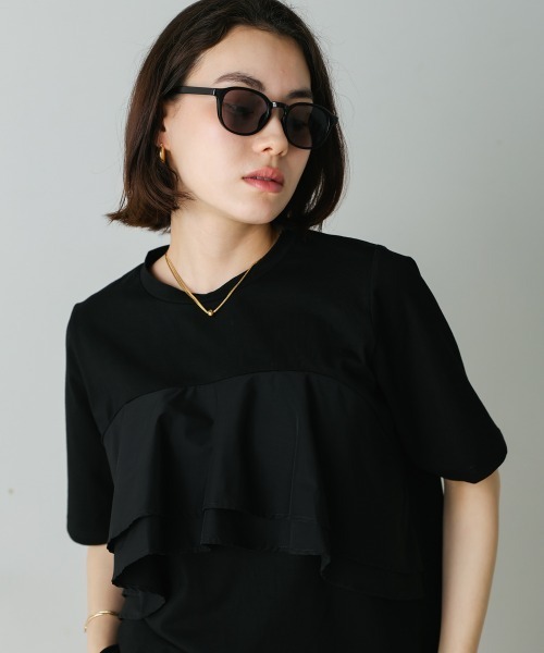 Bou Jeloud(ブージュルード)の「UVシアーサングラス(サングラス・レディース・ブラック/ブラウン・ONESIZE)」の5枚目の写真