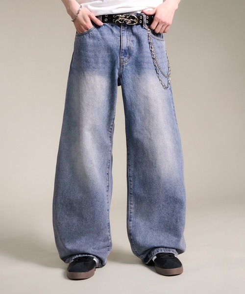 CALIFORNIA OUTFITTERS(カリフォルニア アウトフィッターズ)の「4D42 BARREL LEG JEANS(デニムパンツ・メンズ・ダークブルー/ブラック/ブルー・S/M/L)」の2枚目の写真
