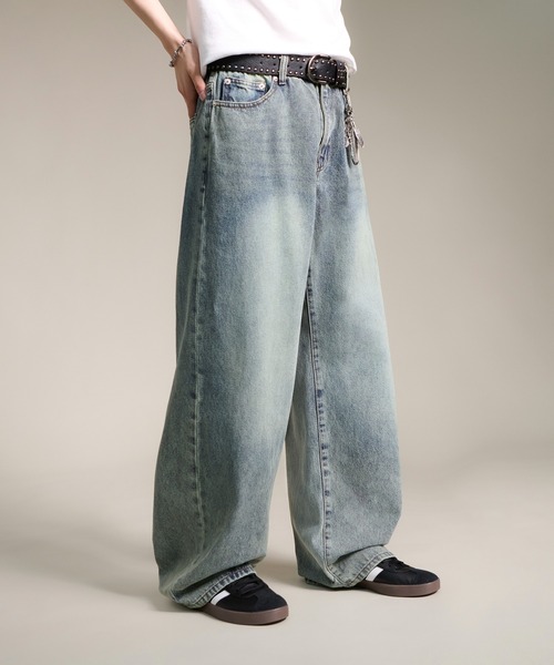 CALIFORNIA OUTFITTERS(カリフォルニア アウトフィッターズ)の「4D42 BARREL LEG JEANS(デニムパンツ・メンズ・ダークブルー/ブラック/ブルー・S/M/L)」の7枚目の写真