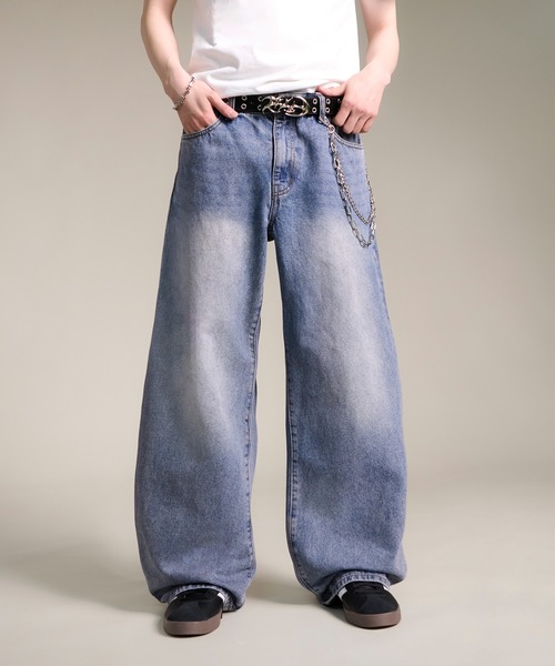 CALIFORNIA OUTFITTERS(カリフォルニア アウトフィッターズ)の「4D42 BARREL LEG JEANS(デニムパンツ・メンズ・ダークブルー/ブラック/ブルー・S/M/L)」の6枚目の写真