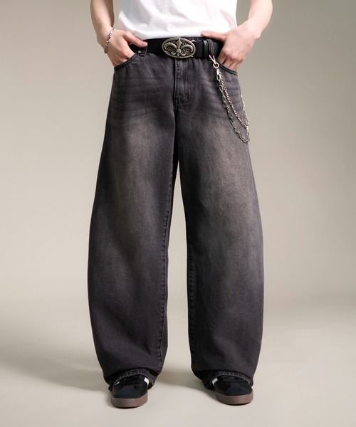 CALIFORNIA OUTFITTERS(カリフォルニア アウトフィッターズ)の「4D42 BARREL LEG JEANS(デニムパンツ・メンズ・ダークブルー/ブラック/ブルー・S/M/L)」の5枚目の写真