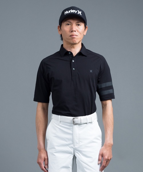 Hurley (ハーレー)の「【Hurley/ハーレー】ファントムポロシャツ 吸汗速乾 UPF50+ ゴルフ PHANTOM ICON BP SS POLO おしゃれなギフトに最適!(ポロシャツ・メンズ・ホワイト/ベージュ/ネイビー/ブラック・LARGE/MEDIUM/SMALL/X-LARGE)」の8枚目の写真