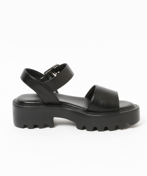 LEPSIM(レプシィム)の「フェイクレザー厚底サンダル 492672(サンダル・レディース・ブラック/ダークブラウン・MEDIUM/LARGE)」の10枚目の写真