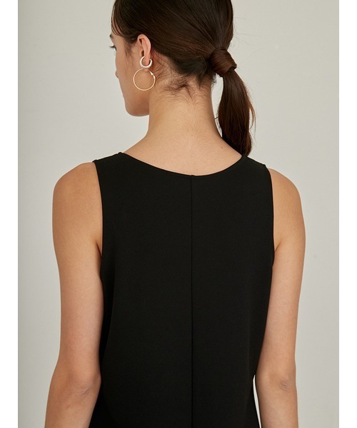 styling/（スタイリング）の「ジョーゼット2WAYロングワンピース（ワンピース・レディース・ブラック/カーキ・1/0）」の8枚目の写真