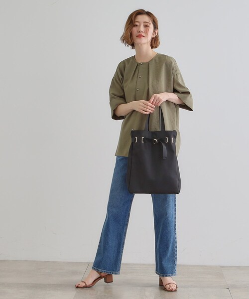 grove（グローブ）の「【晴れの日も雨の日も】撥水ベルト2WAYトート（トートバッグ・レディース・ダークグレー/ブラック/ライトベージュ・00）」の18枚目の写真