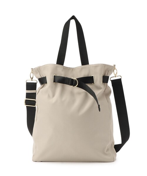 grove（グローブ）の「【晴れの日も雨の日も】撥水ベルト2WAYトート（トートバッグ・レディース・ダークグレー/ブラック/ライトベージュ・00）」の8枚目の写真