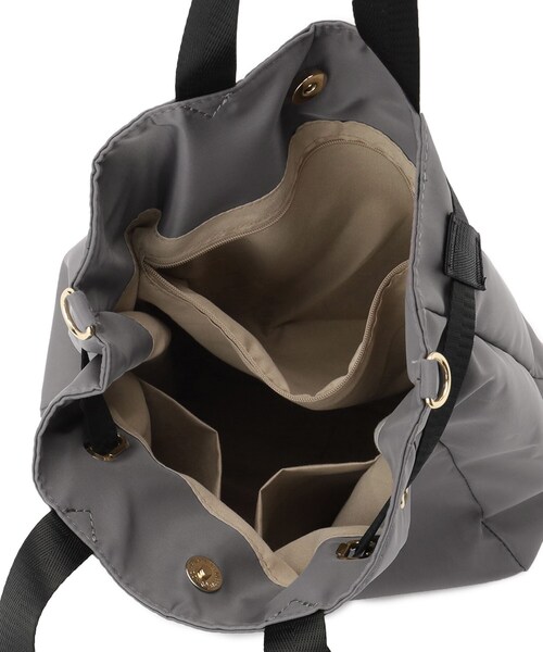 grove（グローブ）の「【晴れの日も雨の日も】撥水ベルト2WAYトート（トートバッグ・レディース・ダークグレー/ブラック/ライトベージュ・00）」の10枚目の写真