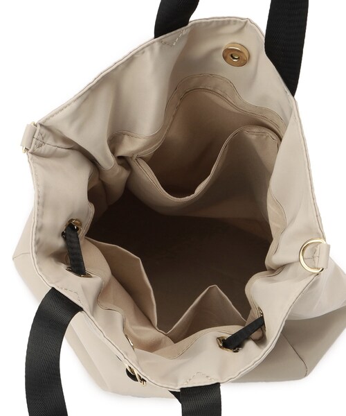 grove（グローブ）の「【晴れの日も雨の日も】撥水ベルト2WAYトート（トートバッグ・レディース・ダークグレー/ブラック/ライトベージュ・00）」の12枚目の写真