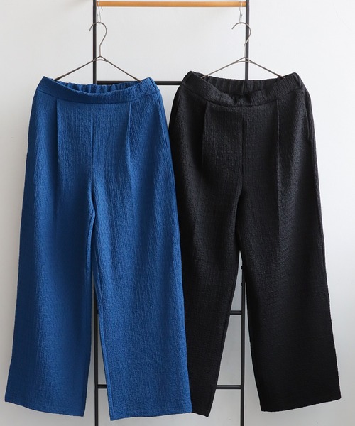 antiqua(アンティカ)の「膨れジャガードタックパンツ(その他パンツ・レディース・ブラック/ブルー・LARGE/MEDIUM)」の13枚目の写真