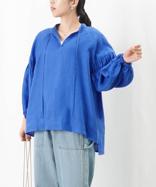 ブラウス シャツ LC/LLL ヴィンテージボイルスキッパーブラウス レディース LADY LUCK LUCA ブラウス シャツ LC/LLL ヴィンテージボイル