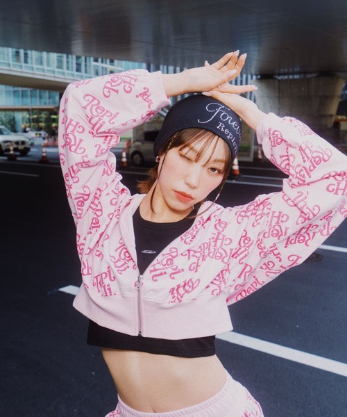 repipi armario（レピピ アルマリオ）の「【HOnOKAコラボ】ラインストーンビーニー（ニットキャップ/ビーニー・キッズ・グレー/ブラック・FREE）」の4枚目の写真