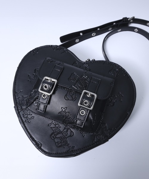 ま*⭐様 ★新品未使用★　ショルダーバッグ　ハート型　ブラック　希少 ハート型ショルダーバッグ(FREE ブラック): SAMANTHAVEGAサマンサ