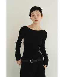 Knuth Marf（クヌースマーフ）の「Uneck fringe mesh knit