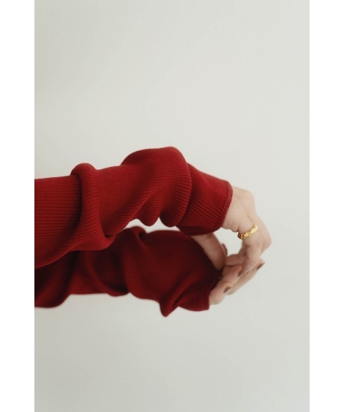 cup in boat neck knit（ニット/セーター）｜Knuth Marf