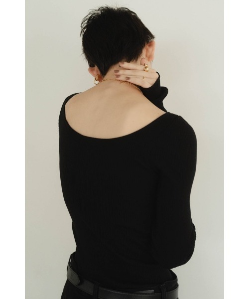 Knuth Marf（クヌースマーフ）の「cup in boat neck knit（ニット/セーター・レディース・レッド/ホワイト/ブラック・FREE）」の12枚目の写真