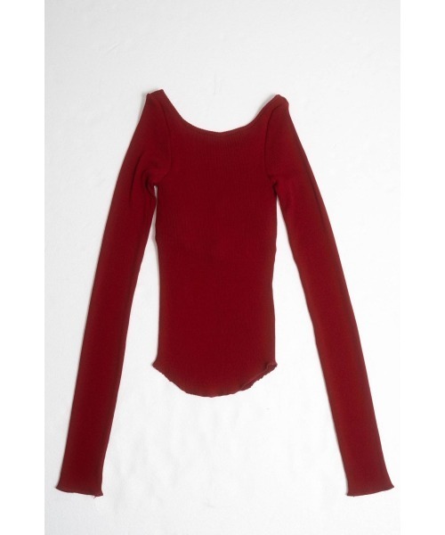 Knuth Marf（クヌースマーフ）の「cup in boat neck knit（ニット/セーター・レディース・レッド/ホワイト/ブラック・FREE）」の14枚目の写真