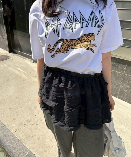 ipugo(イプゴ)の「ipugo/イプゴ レースラップレイアードスカート 秋物 秋服 2026年秋冬(スカート・レディース・ホワイト/ブラック・FREE)」の10枚目の写真