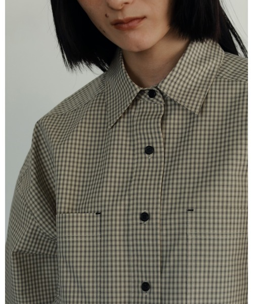 anuke Check Over Shirts チェックオーバーシャツ/62510435
