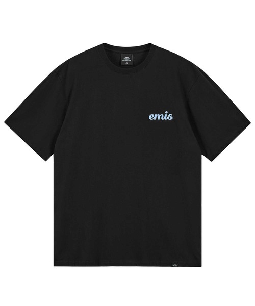 emis Tシャツ ネイビー 新品 セール】(UNISEX) APPLIQUE T-SHIRT（Tシャツ/カットソー）｜EMIS