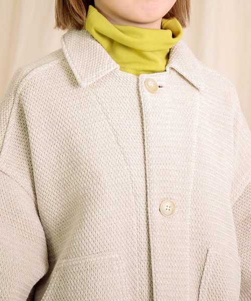 Brocante（ブロカント）の「[Brocante / ブロカント] オリジナルツイード ウーブリエコート（その他アウター・レディース・ブラック/ベージュ・2）」の13枚目の写真