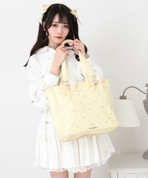 ハートスタッズキルティングリボン痛バッグ