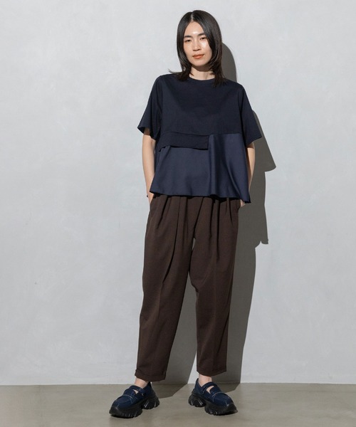 MARECHAL TERRE（マルシャルテル）の「タックギャザーパンツ【速乾】（その他パンツ・レディース・ライトベージュ/ブラック/グレー/ダークブラウン・SMALL/MEDIUM/LARGE）」の12枚目の写真