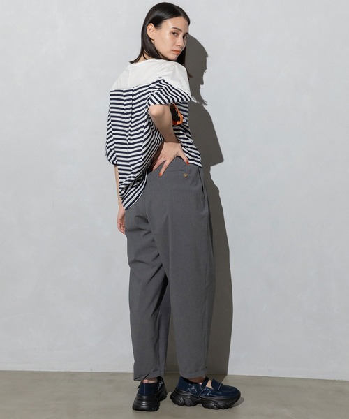 MARECHAL TERRE（マルシャルテル）の「タックギャザーパンツ【速乾】（その他パンツ・レディース・ライトベージュ/ブラック/グレー/ダークブラウン・SMALL/MEDIUM/LARGE）」の15枚目の写真