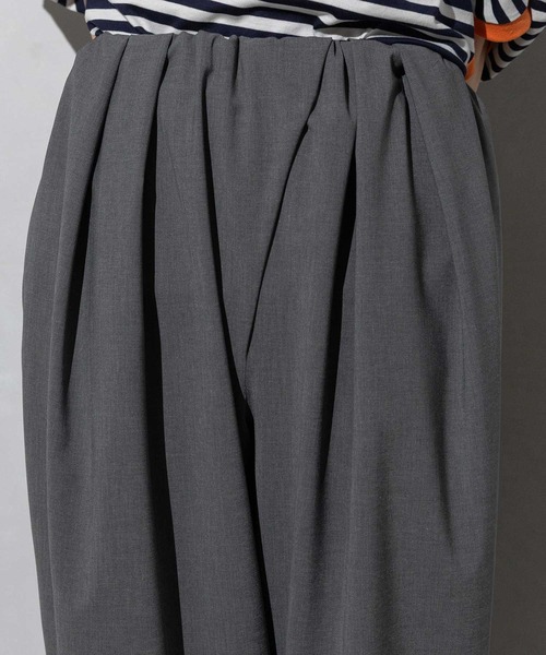 MARECHAL TERRE（マルシャルテル）の「タックギャザーパンツ【速乾】（その他パンツ・レディース・ライトベージュ/ブラック/グレー/ダークブラウン・SMALL/MEDIUM/LARGE）」の18枚目の写真